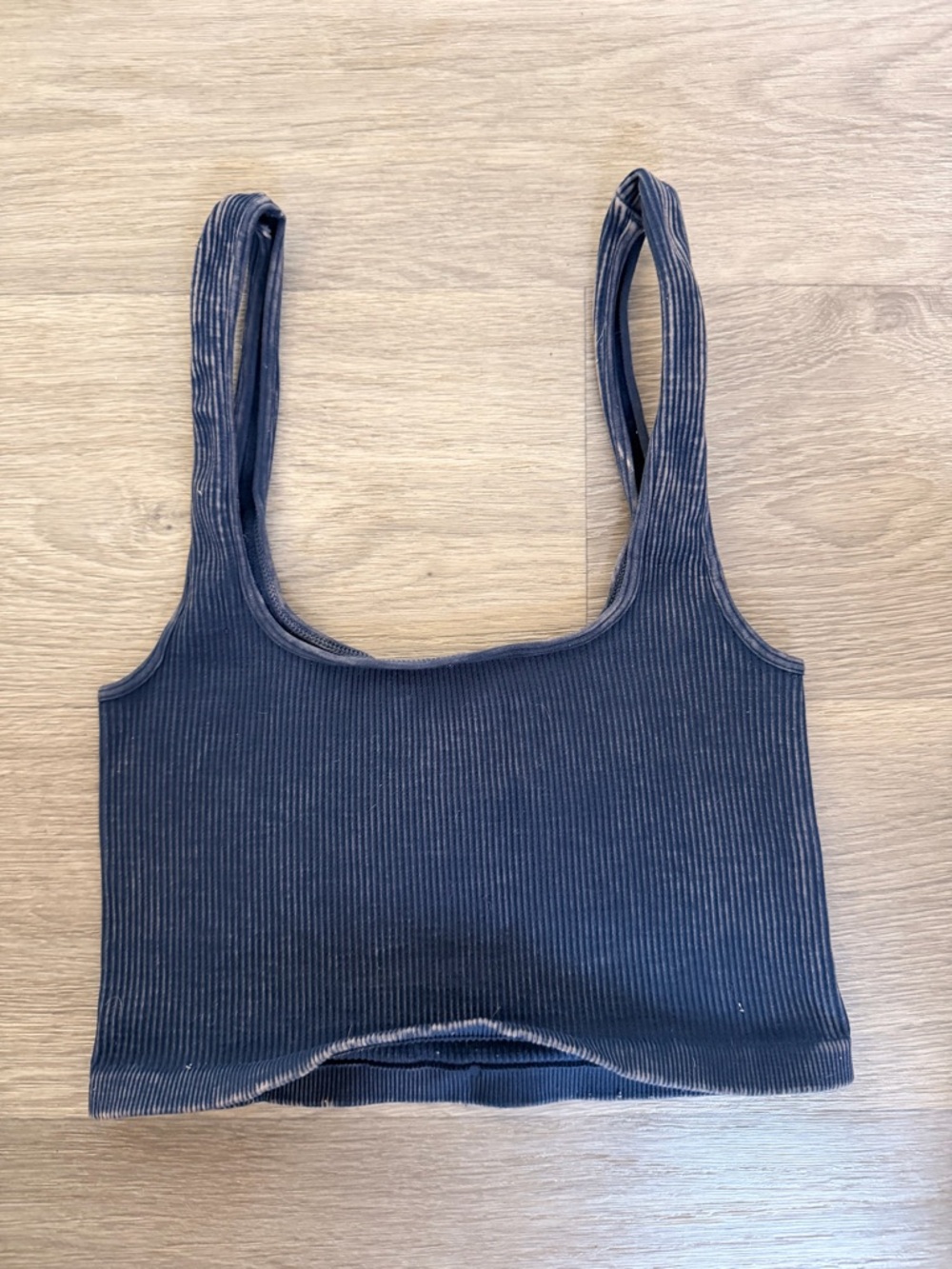 Free People Ribbed Cropped Top